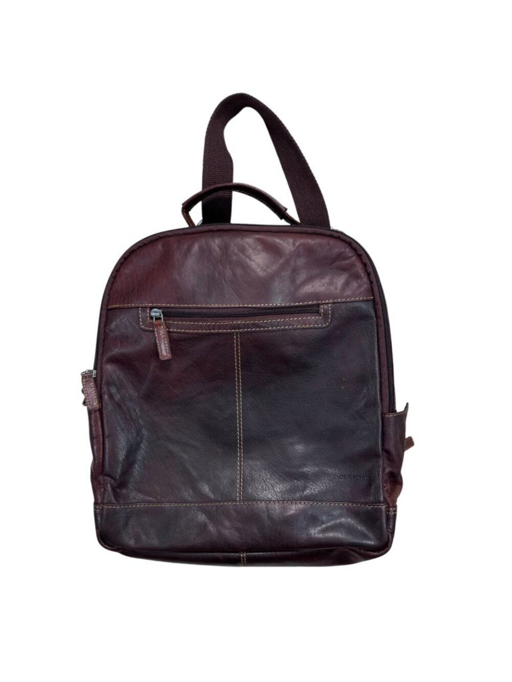 Jack George Voyager Leather Backpack Travel Brown Outdoors